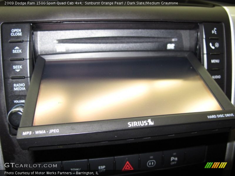 Sunburst Orange Pearl / Dark Slate/Medium Graystone 2009 Dodge Ram 1500 Sport Quad Cab 4x4