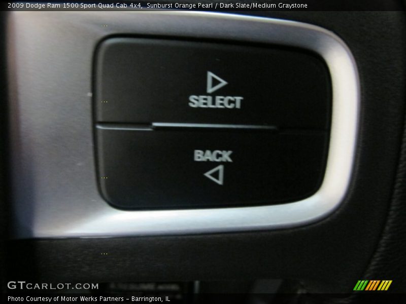 Sunburst Orange Pearl / Dark Slate/Medium Graystone 2009 Dodge Ram 1500 Sport Quad Cab 4x4