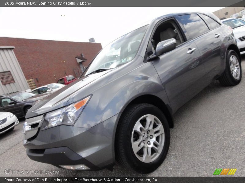 Sterling Gray Metallic / Ebony 2009 Acura MDX