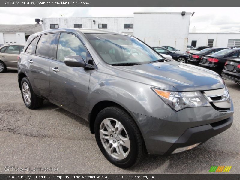 Sterling Gray Metallic / Ebony 2009 Acura MDX