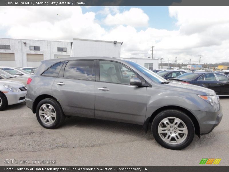 Sterling Gray Metallic / Ebony 2009 Acura MDX