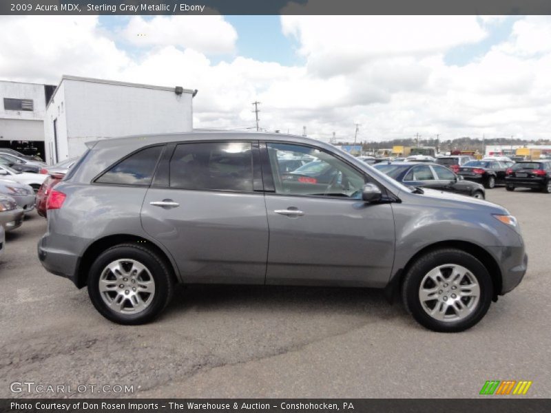 Sterling Gray Metallic / Ebony 2009 Acura MDX