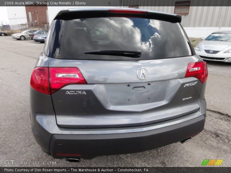 Sterling Gray Metallic / Ebony 2009 Acura MDX