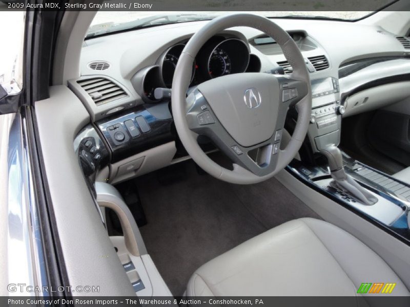 Sterling Gray Metallic / Ebony 2009 Acura MDX