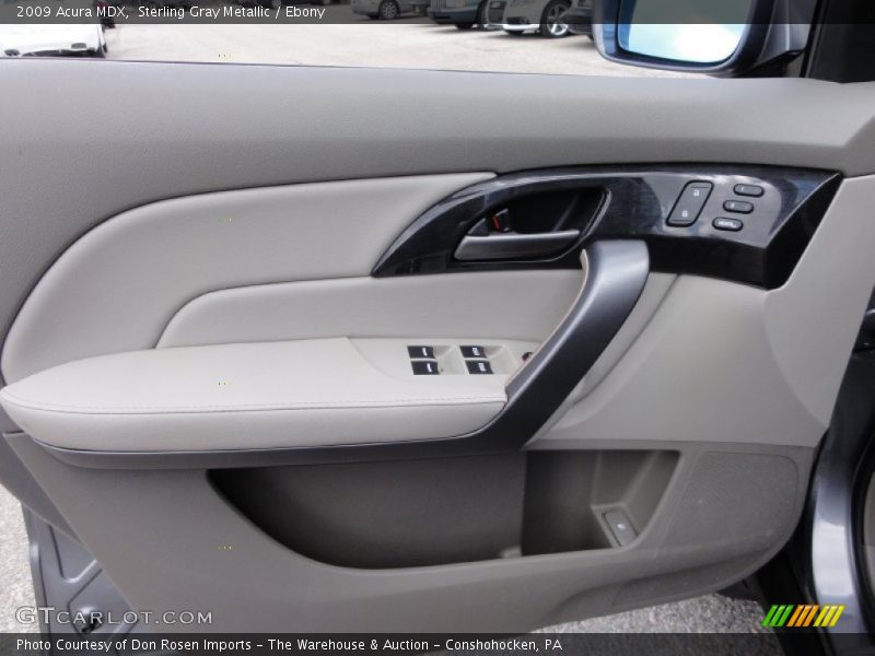 Sterling Gray Metallic / Ebony 2009 Acura MDX