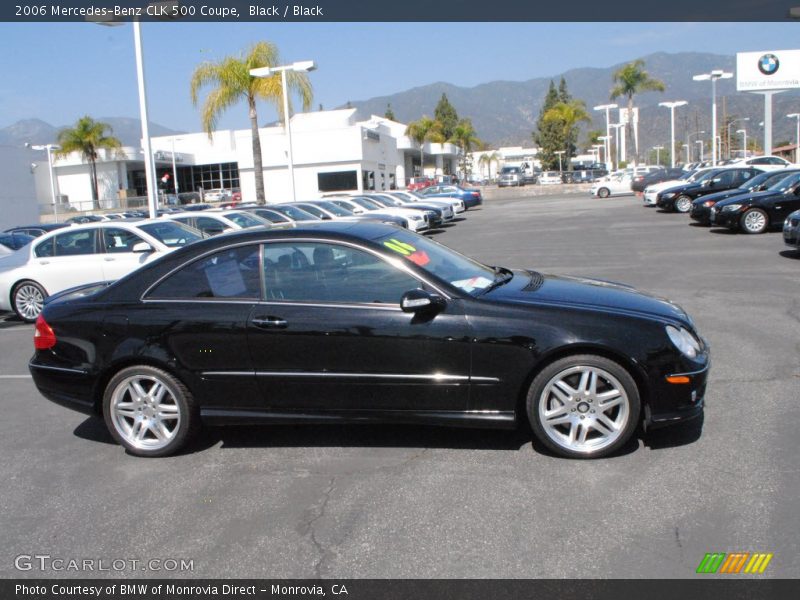 Black / Black 2006 Mercedes-Benz CLK 500 Coupe