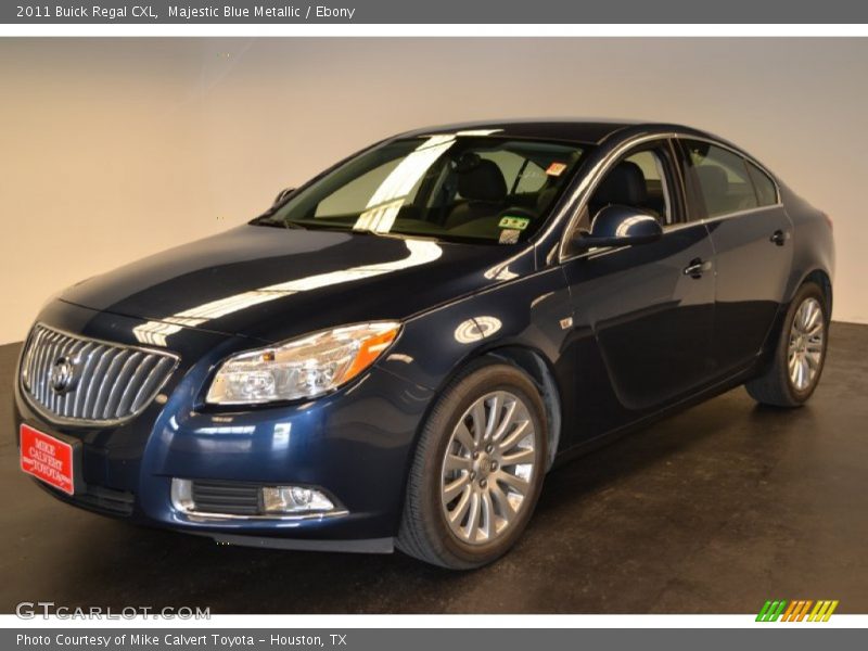 Majestic Blue Metallic / Ebony 2011 Buick Regal CXL