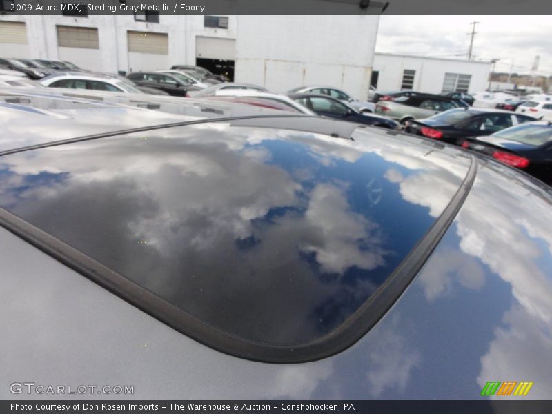 Sterling Gray Metallic / Ebony 2009 Acura MDX