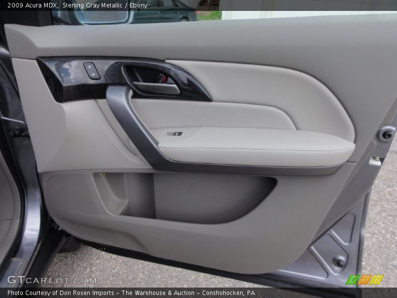 Sterling Gray Metallic / Ebony 2009 Acura MDX