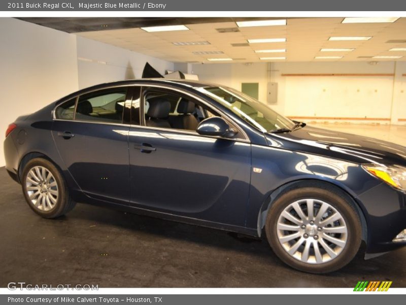 Majestic Blue Metallic / Ebony 2011 Buick Regal CXL