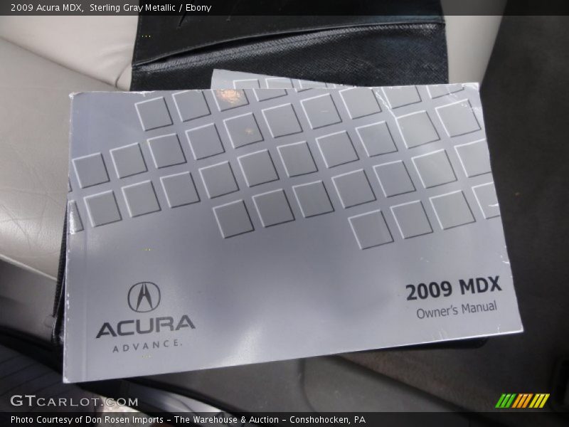 Sterling Gray Metallic / Ebony 2009 Acura MDX