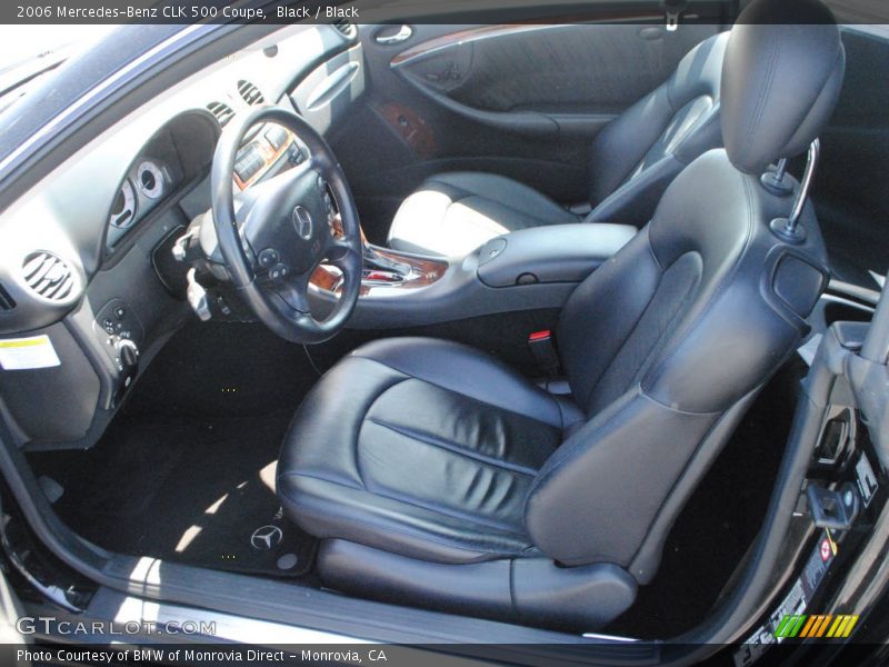 Black / Black 2006 Mercedes-Benz CLK 500 Coupe