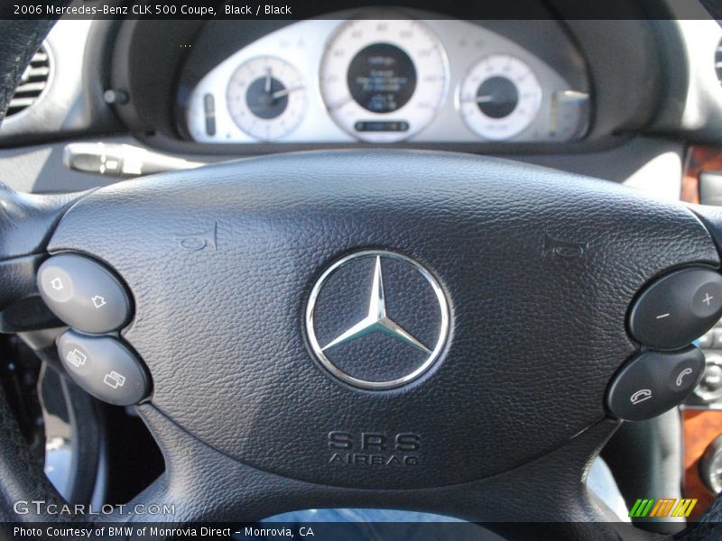 Black / Black 2006 Mercedes-Benz CLK 500 Coupe