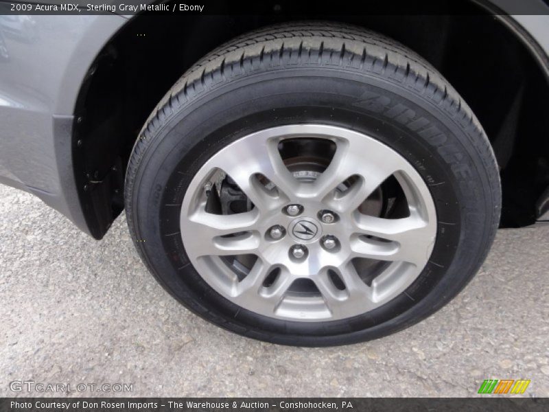 Sterling Gray Metallic / Ebony 2009 Acura MDX