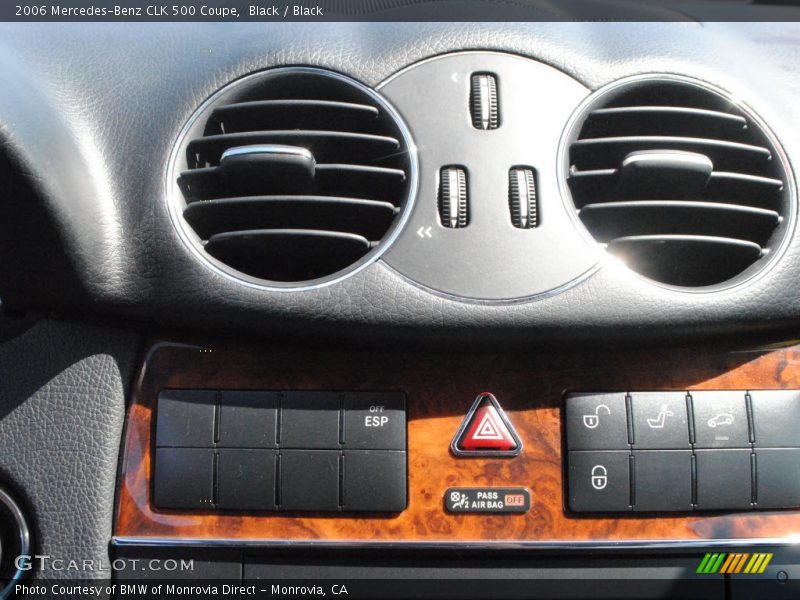 Black / Black 2006 Mercedes-Benz CLK 500 Coupe