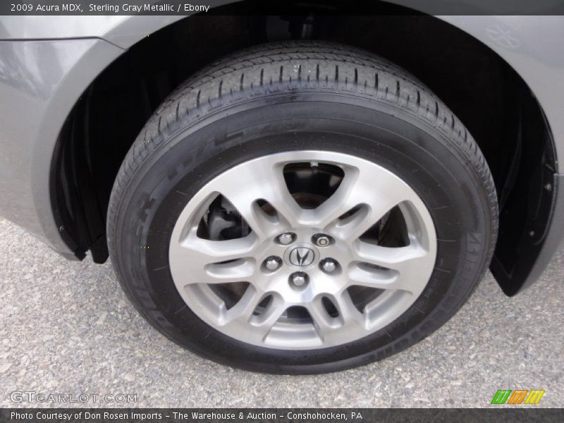 Sterling Gray Metallic / Ebony 2009 Acura MDX