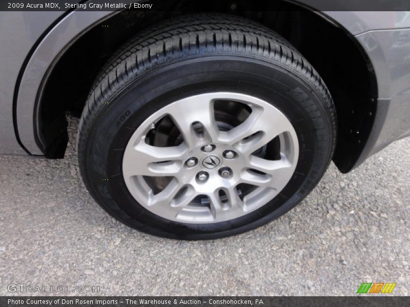 Sterling Gray Metallic / Ebony 2009 Acura MDX
