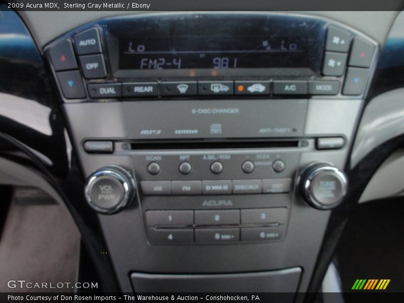 Sterling Gray Metallic / Ebony 2009 Acura MDX