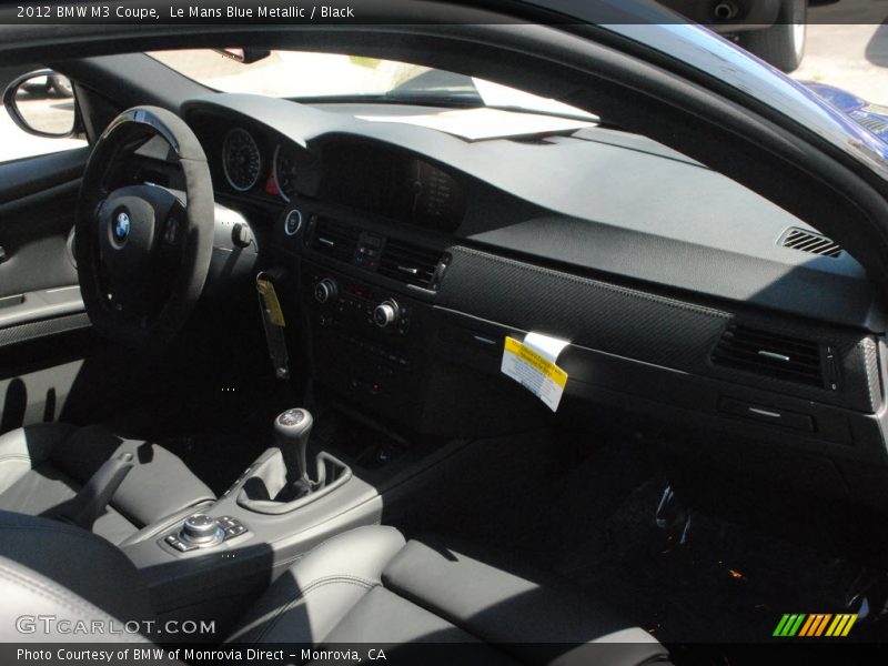 Le Mans Blue Metallic / Black 2012 BMW M3 Coupe