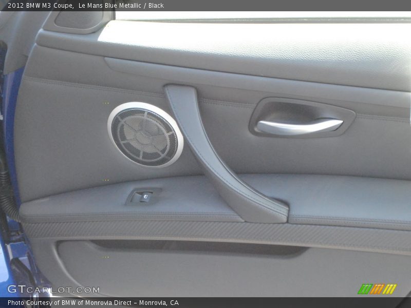 Le Mans Blue Metallic / Black 2012 BMW M3 Coupe