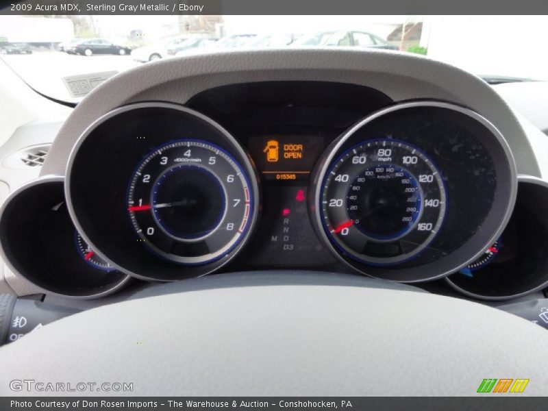 Sterling Gray Metallic / Ebony 2009 Acura MDX