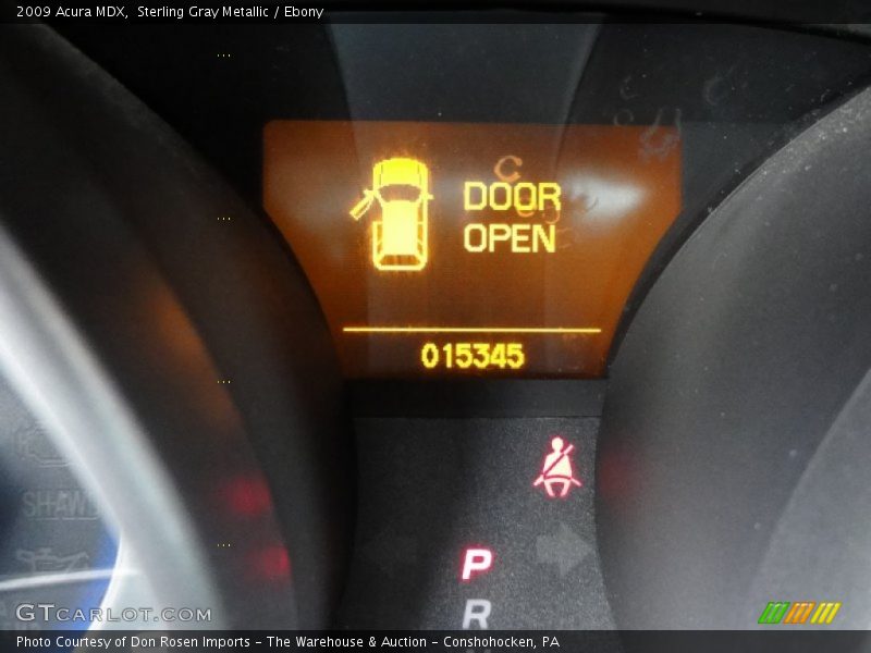 Sterling Gray Metallic / Ebony 2009 Acura MDX