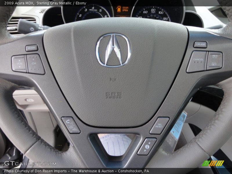 Sterling Gray Metallic / Ebony 2009 Acura MDX
