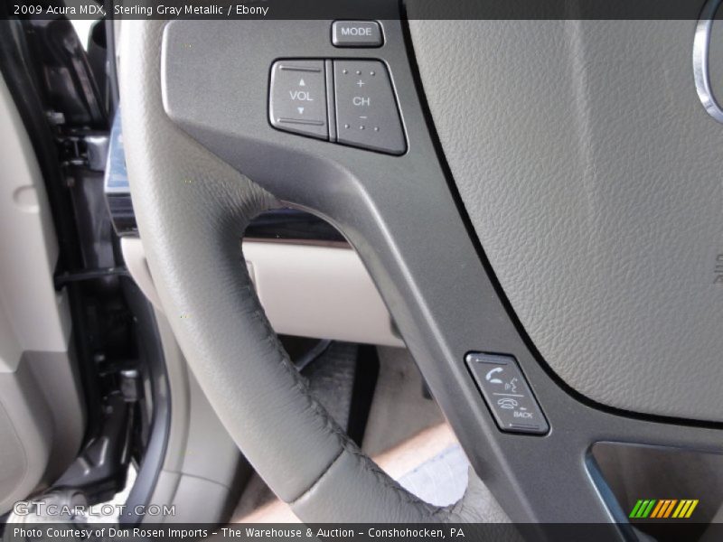 Sterling Gray Metallic / Ebony 2009 Acura MDX