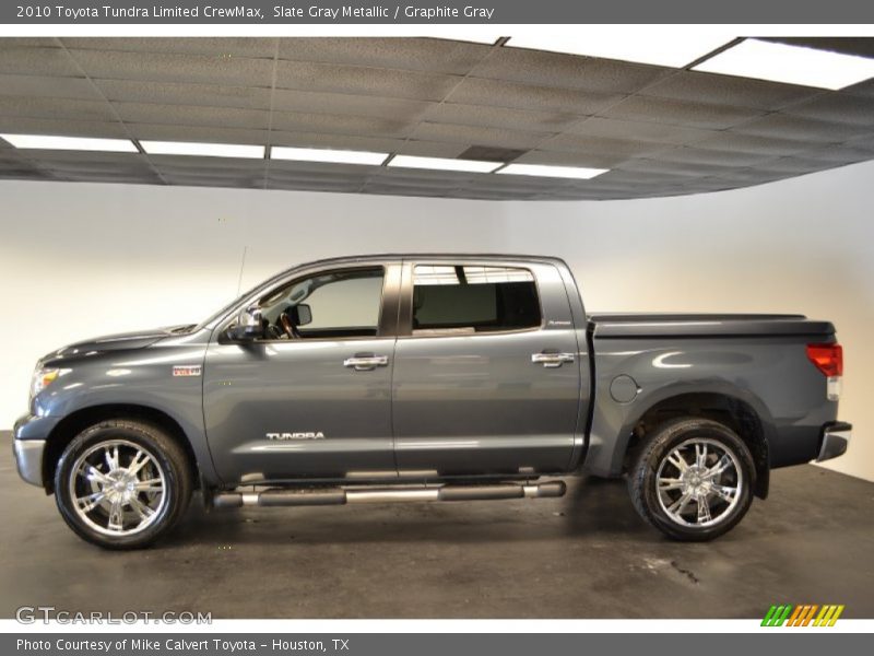 Slate Gray Metallic / Graphite Gray 2010 Toyota Tundra Limited CrewMax