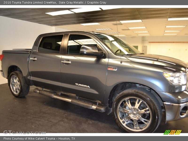 Slate Gray Metallic / Graphite Gray 2010 Toyota Tundra Limited CrewMax