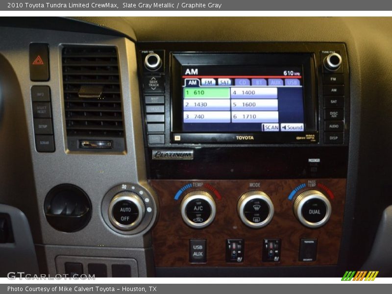 Slate Gray Metallic / Graphite Gray 2010 Toyota Tundra Limited CrewMax