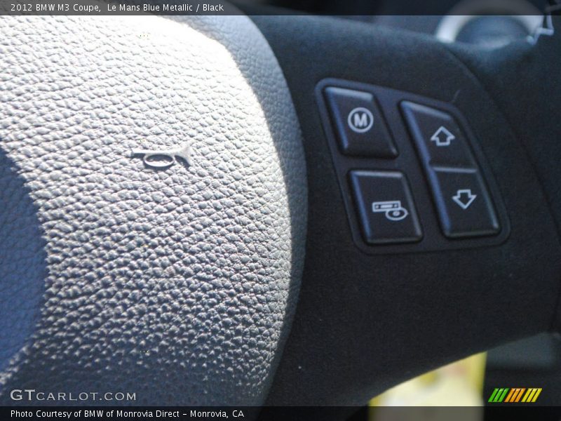Controls of 2012 M3 Coupe