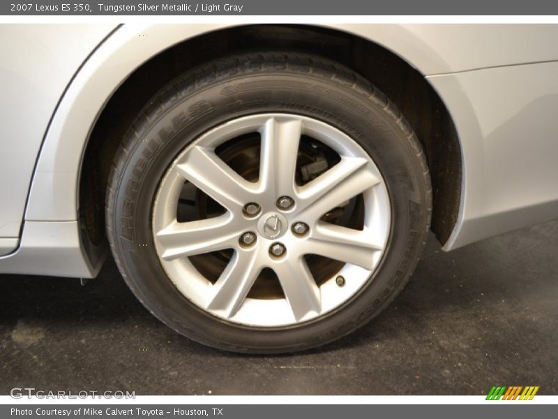 Tungsten Silver Metallic / Light Gray 2007 Lexus ES 350