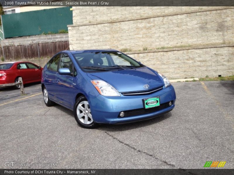 Seaside Blue Pearl / Gray 2008 Toyota Prius Hybrid Touring