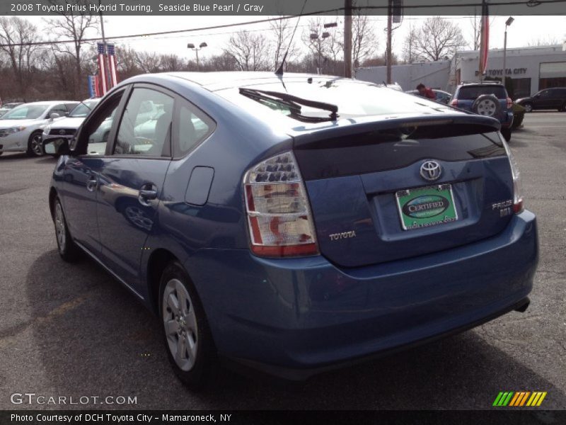 Seaside Blue Pearl / Gray 2008 Toyota Prius Hybrid Touring