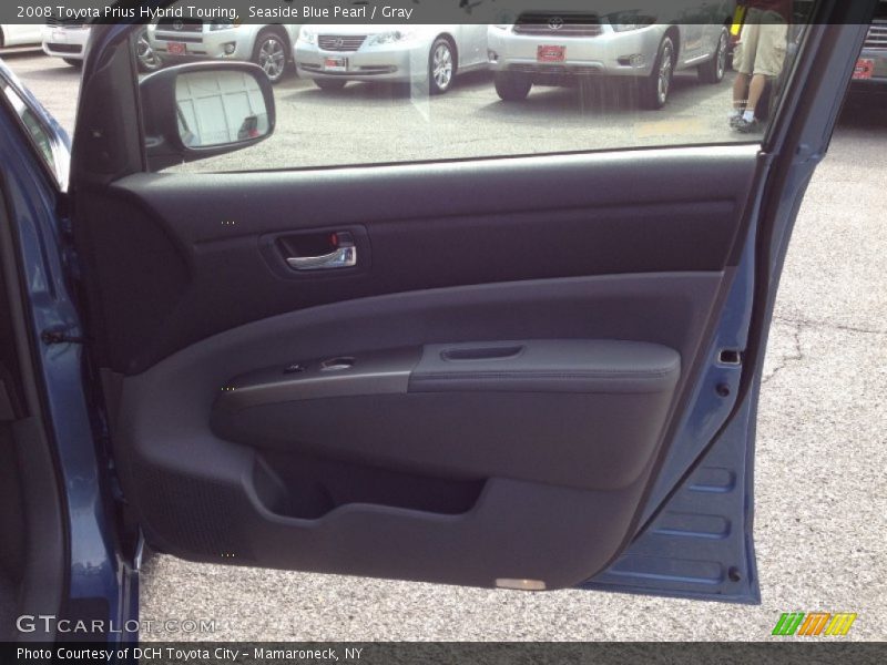 Seaside Blue Pearl / Gray 2008 Toyota Prius Hybrid Touring