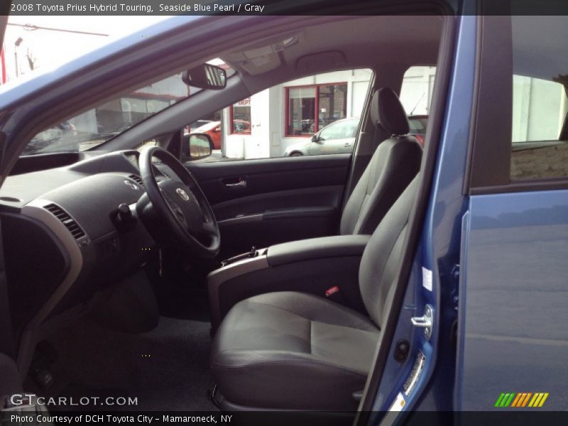 Seaside Blue Pearl / Gray 2008 Toyota Prius Hybrid Touring
