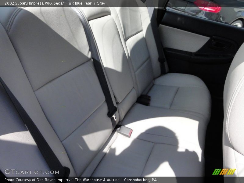 WR Blue Pearl / Gray 2002 Subaru Impreza WRX Sedan