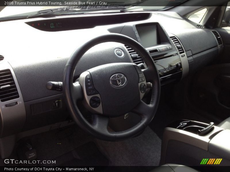 Seaside Blue Pearl / Gray 2008 Toyota Prius Hybrid Touring