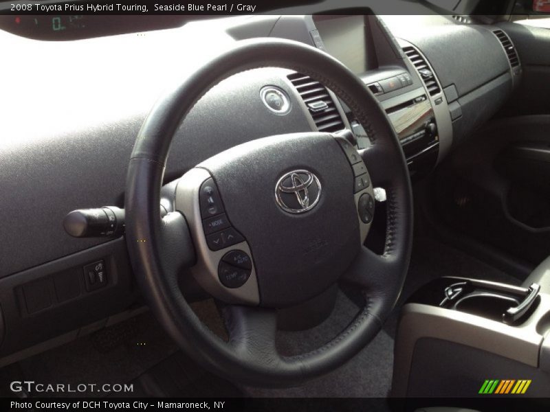 Seaside Blue Pearl / Gray 2008 Toyota Prius Hybrid Touring