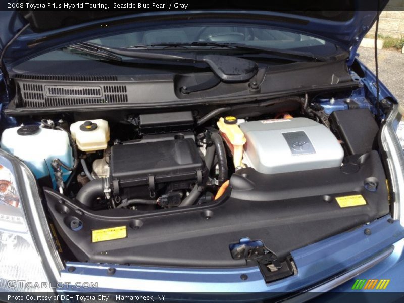 Seaside Blue Pearl / Gray 2008 Toyota Prius Hybrid Touring