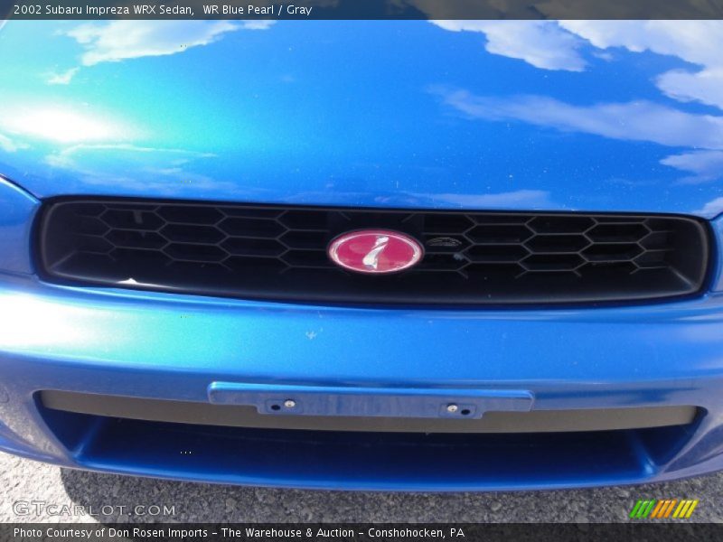 WR Blue Pearl / Gray 2002 Subaru Impreza WRX Sedan