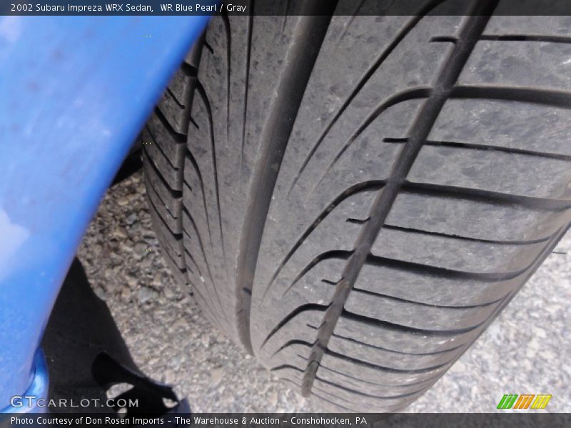 WR Blue Pearl / Gray 2002 Subaru Impreza WRX Sedan