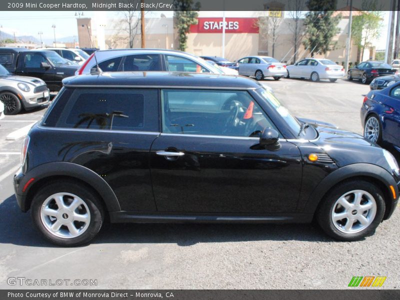 Midnight Black / Black/Grey 2009 Mini Cooper Hardtop