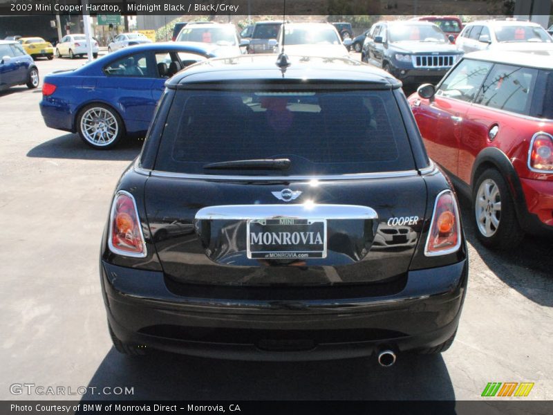 Midnight Black / Black/Grey 2009 Mini Cooper Hardtop