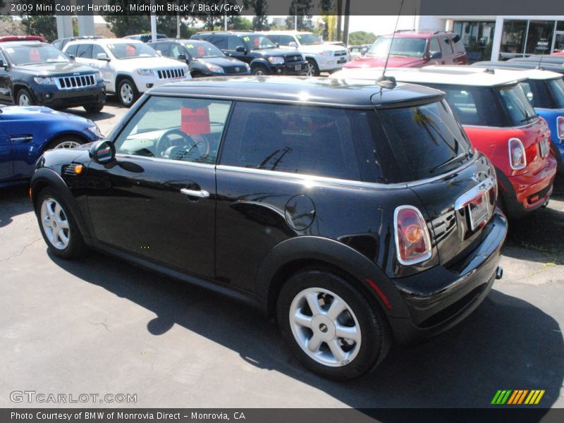 Midnight Black / Black/Grey 2009 Mini Cooper Hardtop