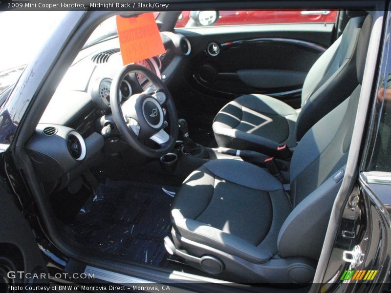 Midnight Black / Black/Grey 2009 Mini Cooper Hardtop