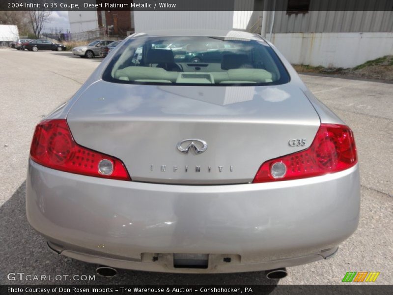 Desert Platinum Metallic / Willow 2004 Infiniti G 35 Coupe
