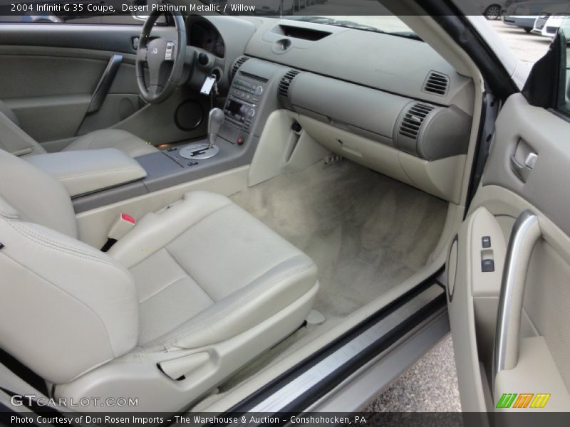 Desert Platinum Metallic / Willow 2004 Infiniti G 35 Coupe
