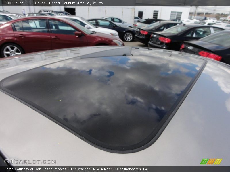 Desert Platinum Metallic / Willow 2004 Infiniti G 35 Coupe